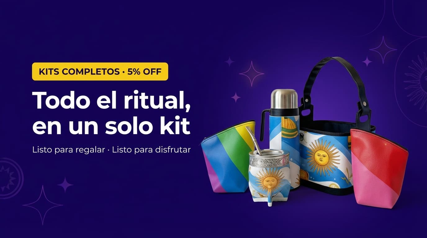Kits completos — todo el ritual en un solo kit, listo para regalar
